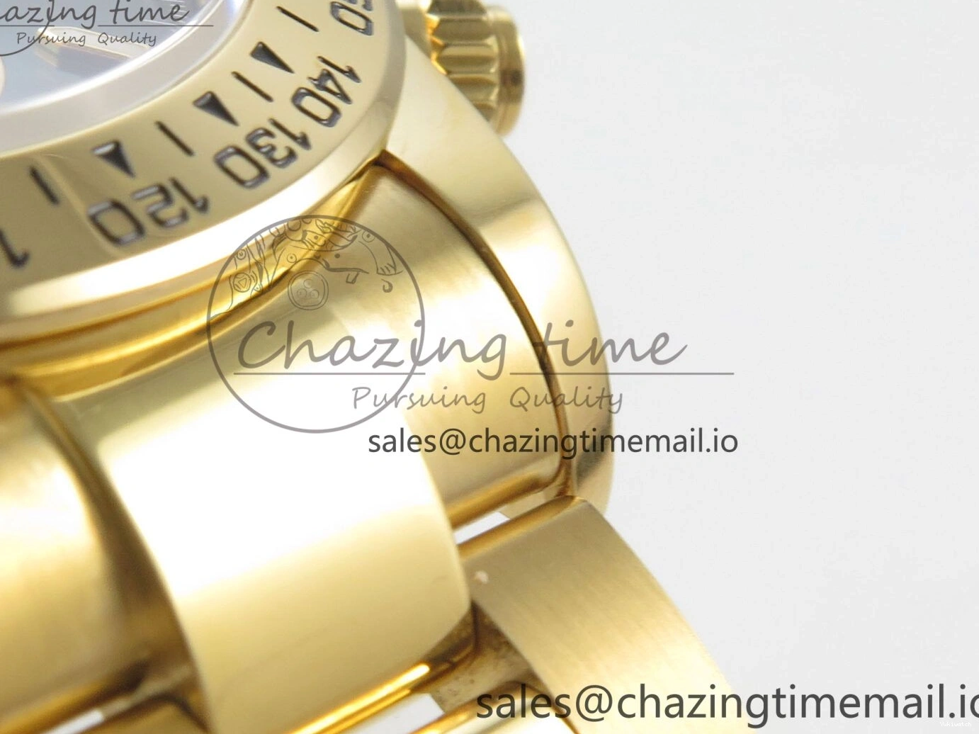 1:1 Edition V6（Gain YG Dial Weight） QF Daytona Best SH4131 Green On 126508 Markers Bracelet Stick 0105